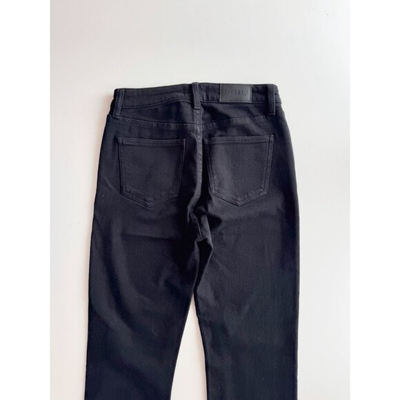 PISTOLA Teaghan Black Stretch High Rise Vented Cigarette Jeans, Size 27 - Picture 9 of 15